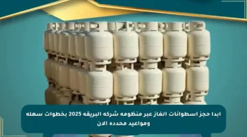 ابدأ حجز أسطوانات الغاز عبر منظومة شركة البريقة 2025 بخطوات سهلة ومواعيد محددة الآن